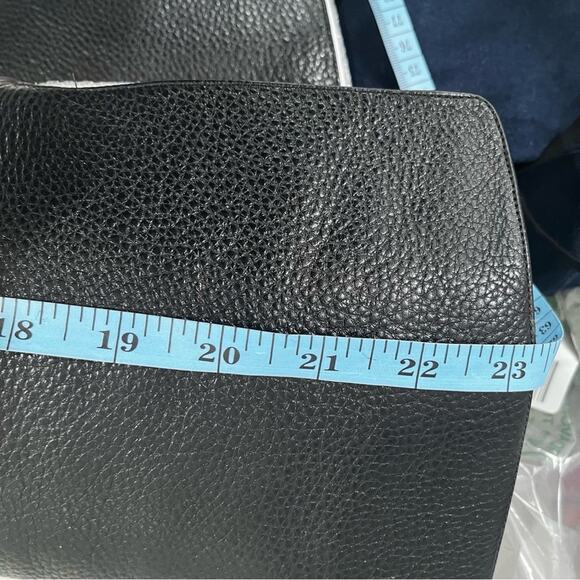 NEW Via Spiga Pebbled Leather Over The Knee OTK Chunky Heel Almond Boots 5.5 NIB - Picture 12 of 16